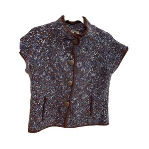 Boho CURIO short sleeve cardigan Size MEDIUM